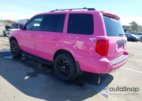 2003 Honda Pilot Ex from USA, damaged, VIN 2HKYF18433H612070